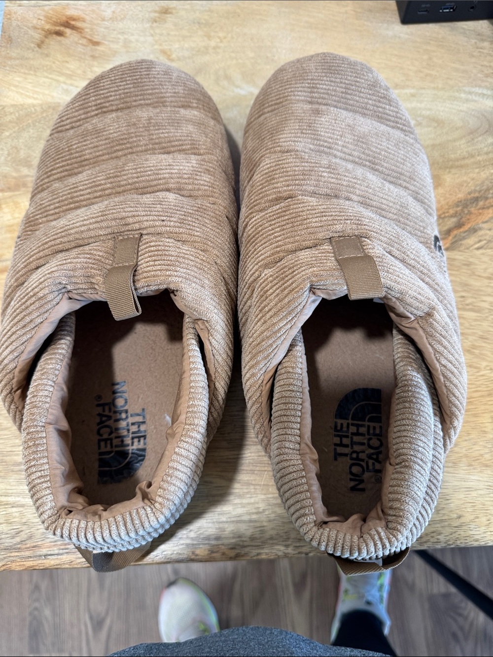 The North Face Men's Nuptse Mule Corduroy Slippers